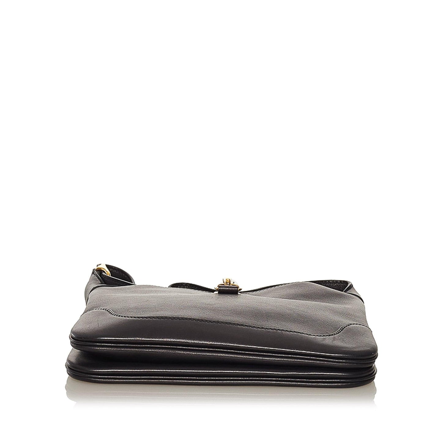Luxury Hermes Trim Duo Leather Crossbody Bag (SHG-KZI78u)