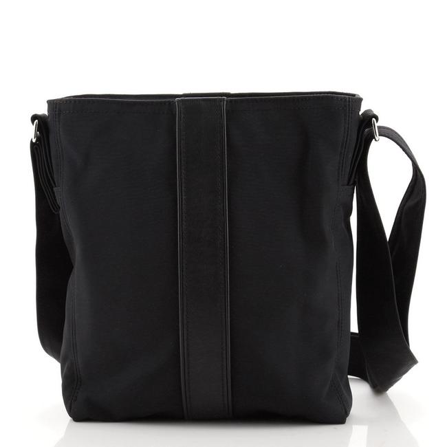 HERMÈS ACAPULCO MEDIUM LEATHER NYLON MESSENGER BAG