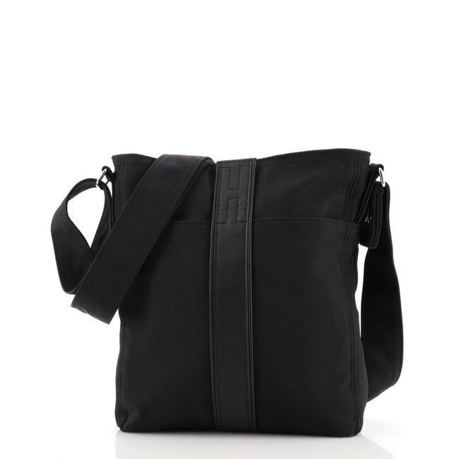 HERMÈS ACAPULCO MEDIUM LEATHER NYLON MESSENGER BAG