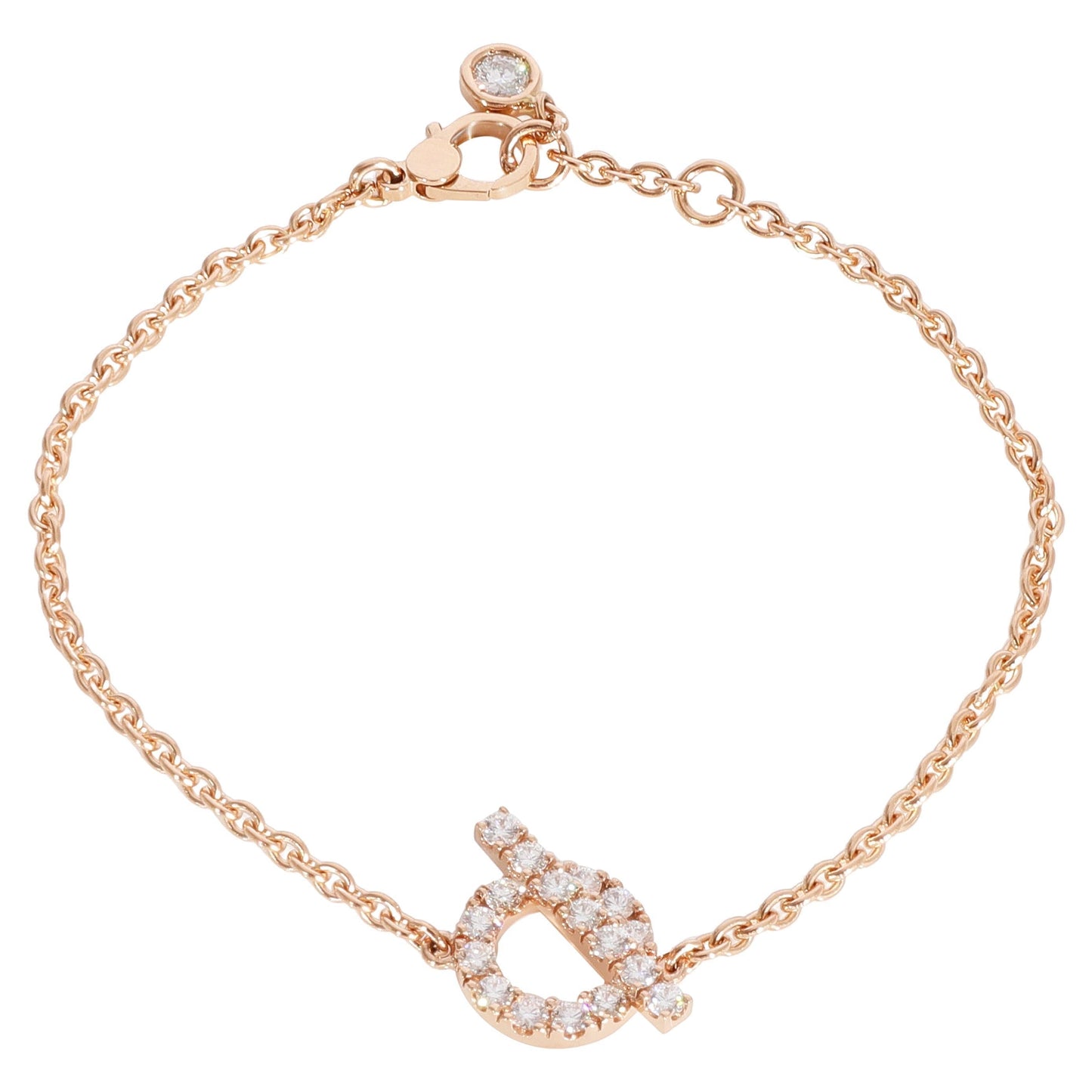 HERMÈS FINESSE 18K GOLD & DIAMOND BRACELET