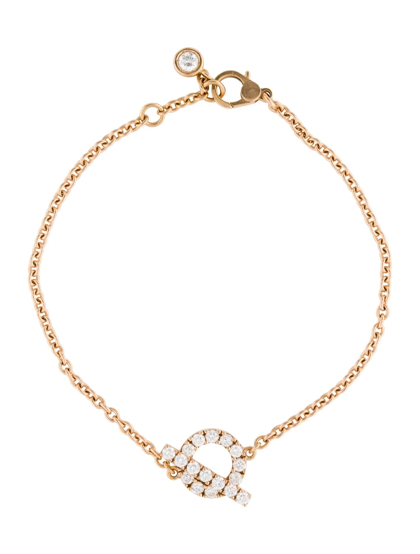 HERMÈS FINESSE 18K GOLD & DIAMOND BRACELET