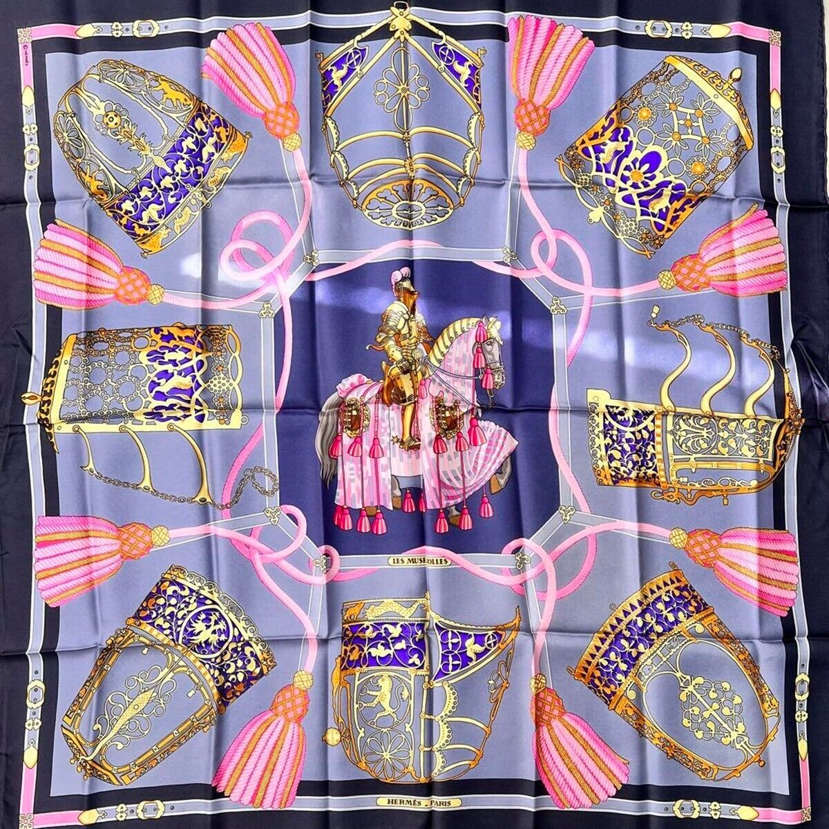 HERMÈS LES MUSEROLLES SILK SCARF