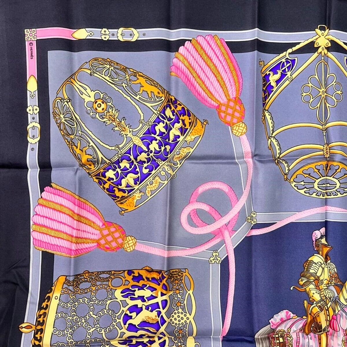 HERMÈS LES MUSEROLLES SILK SCARF