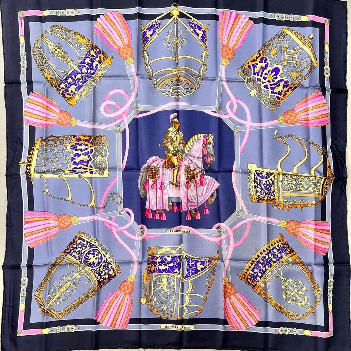 HERMÈS LES MUSEROLLES SILK SCARF