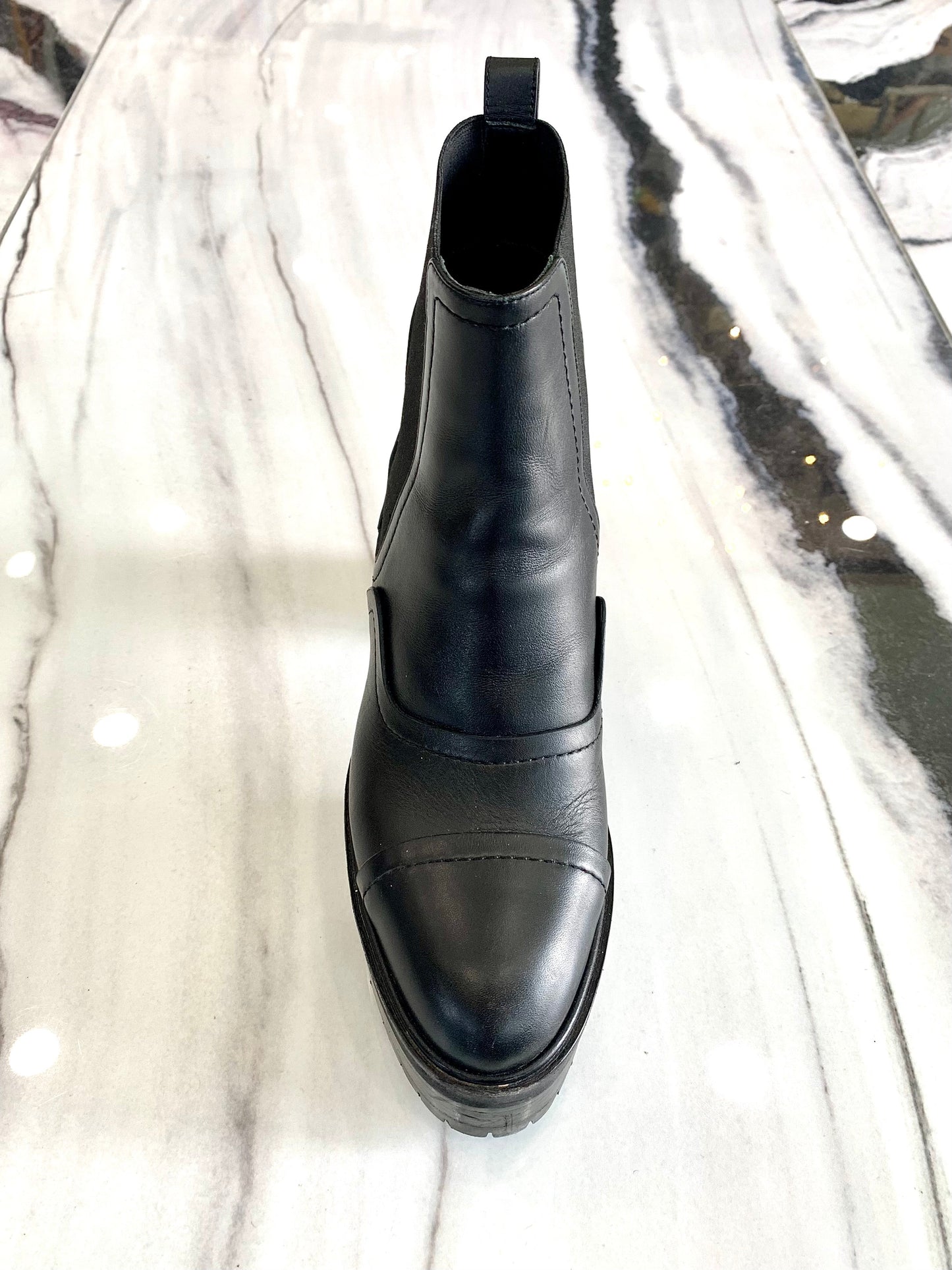 HERMÈS LEATHER PUNCHY BOTTINES