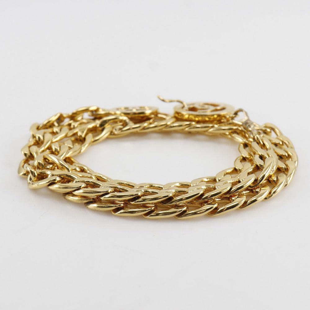 CHANEL belt Plated Gold gold COCO Mark Chain belt