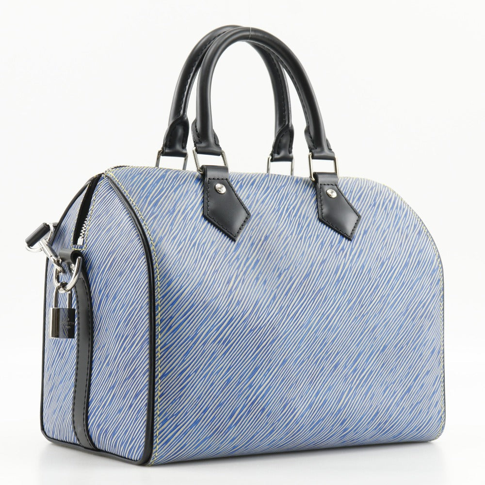 LOUIS VUITTON Handbag M51280 Epi Leather Blue 2WAYShoulder Speedy bandouliere 25