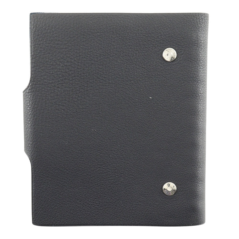 HERMES Notebook Togo Dark navy Note Notebook cover Yuris PM Women(Unisex)