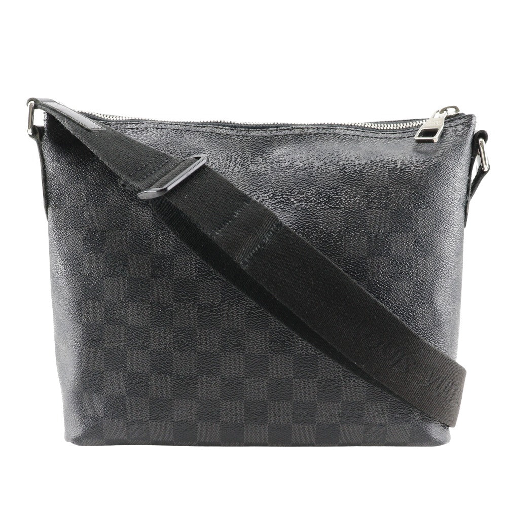 LOUIS VUITTON Shoulder Bag N41211 Damier Grafitto Canvas black Mick PM