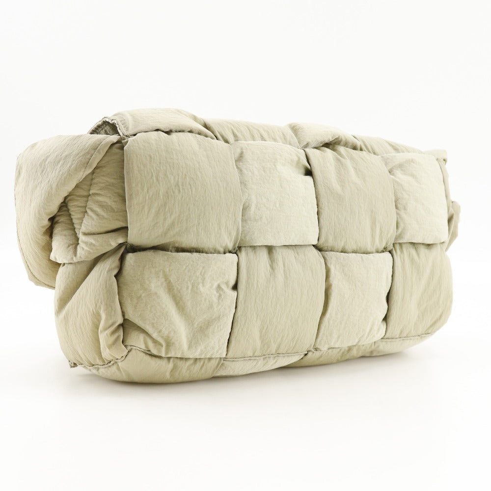 BOTTEGAVENETA Shoulder Bag Nylon khaki MAXI INTRECCIATO Padded Tech Cassette unisex(Unisex)