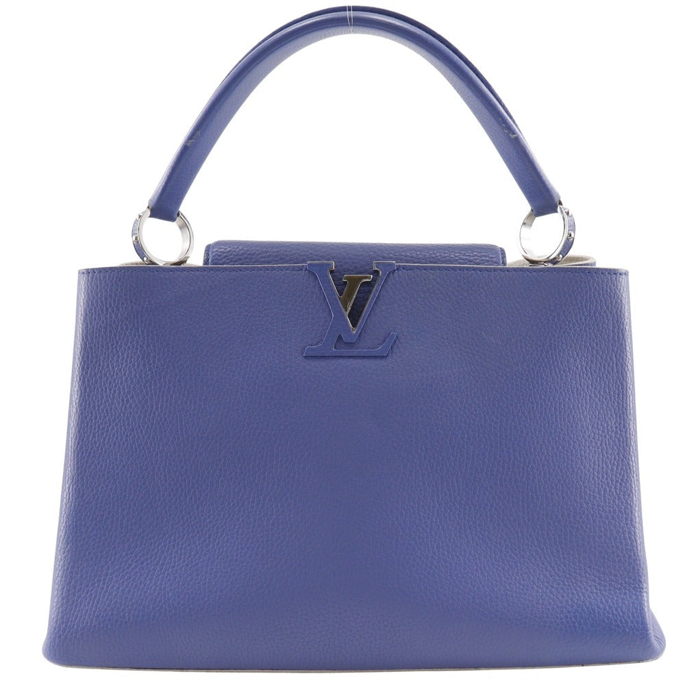 LOUIS VUITTON Handbag M20547 Taurillon Clemence Leather blue Parnasea CAPCSINE MM Women