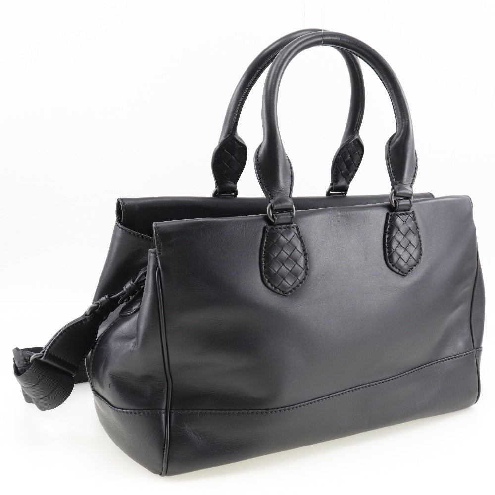 BOTTEGAVENETA Handbag Calfskin black 2WAYShoulder Women