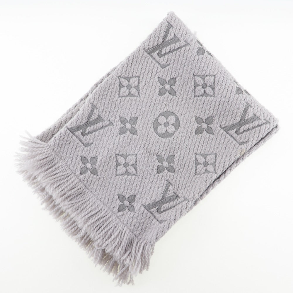 LOUIS VUITTON Scarf M74742 wool gray Escalp  Logo Mania Muffler unisex(Unisex)
