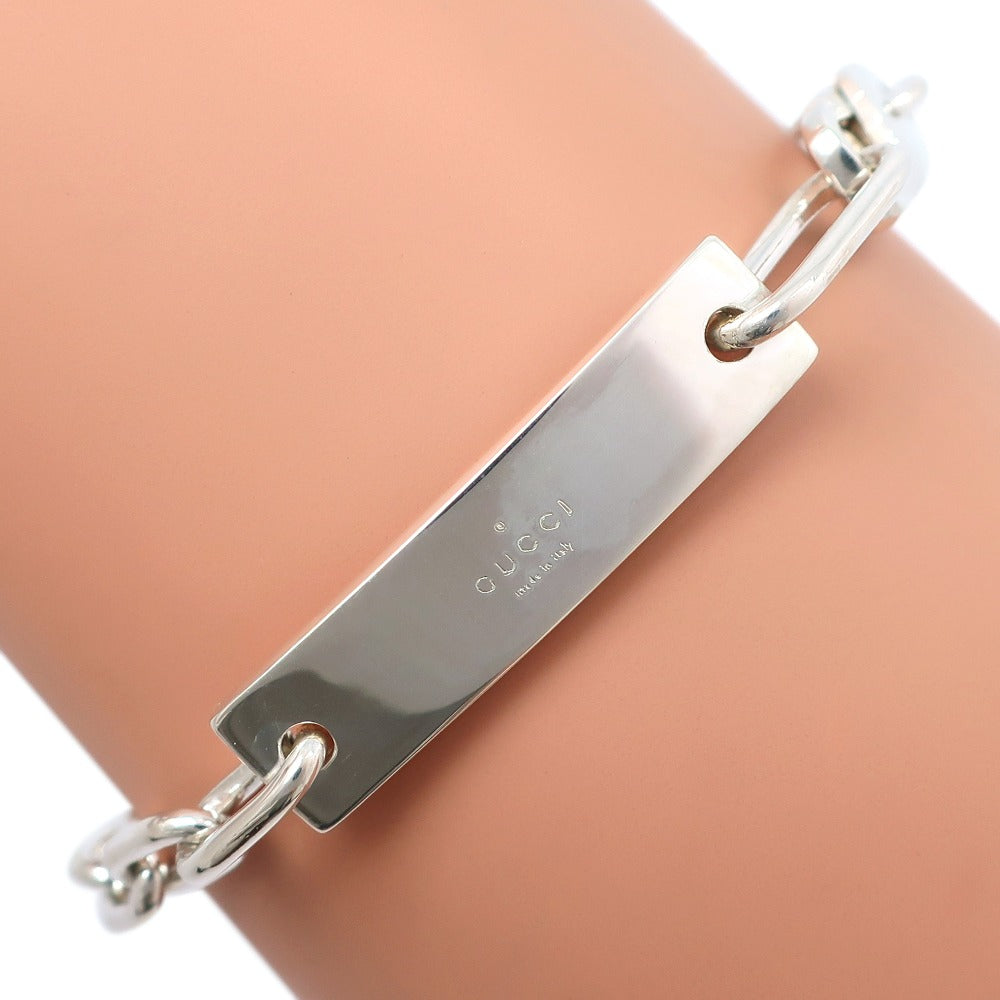 GUCCI bracelet Silver925 Silver With logo unisex(Unisex)
