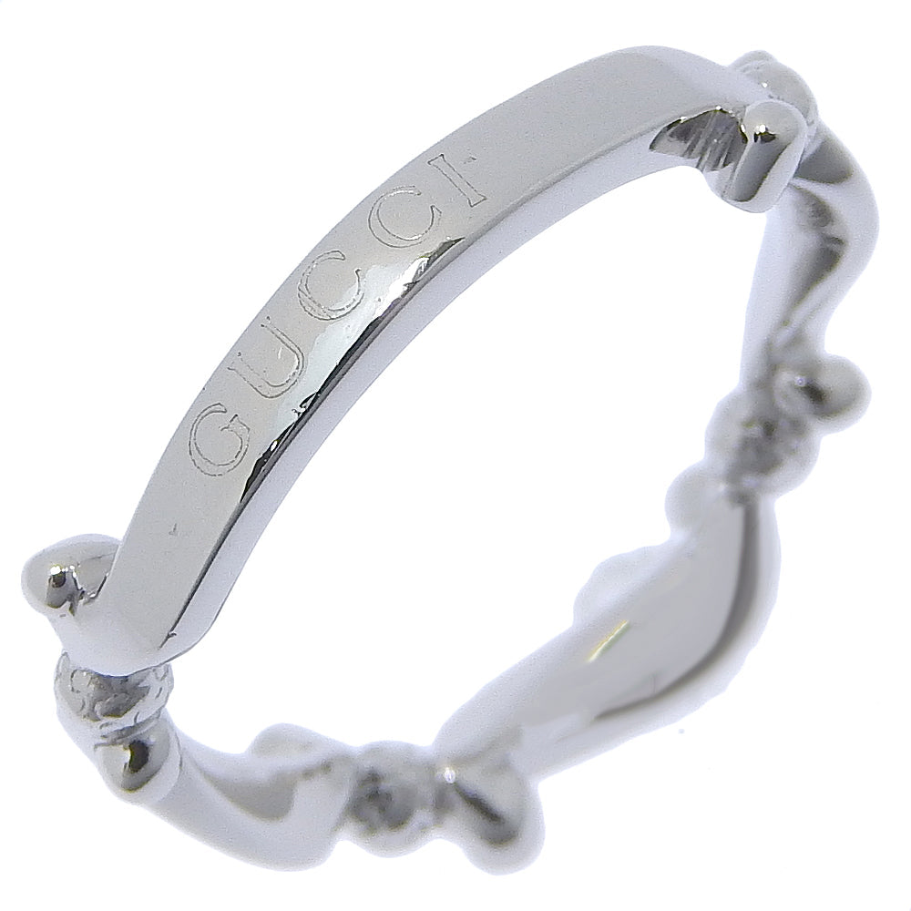 GUCCI Ring Pt950Platinum Silver Bridal Japan Exclusive Women 12