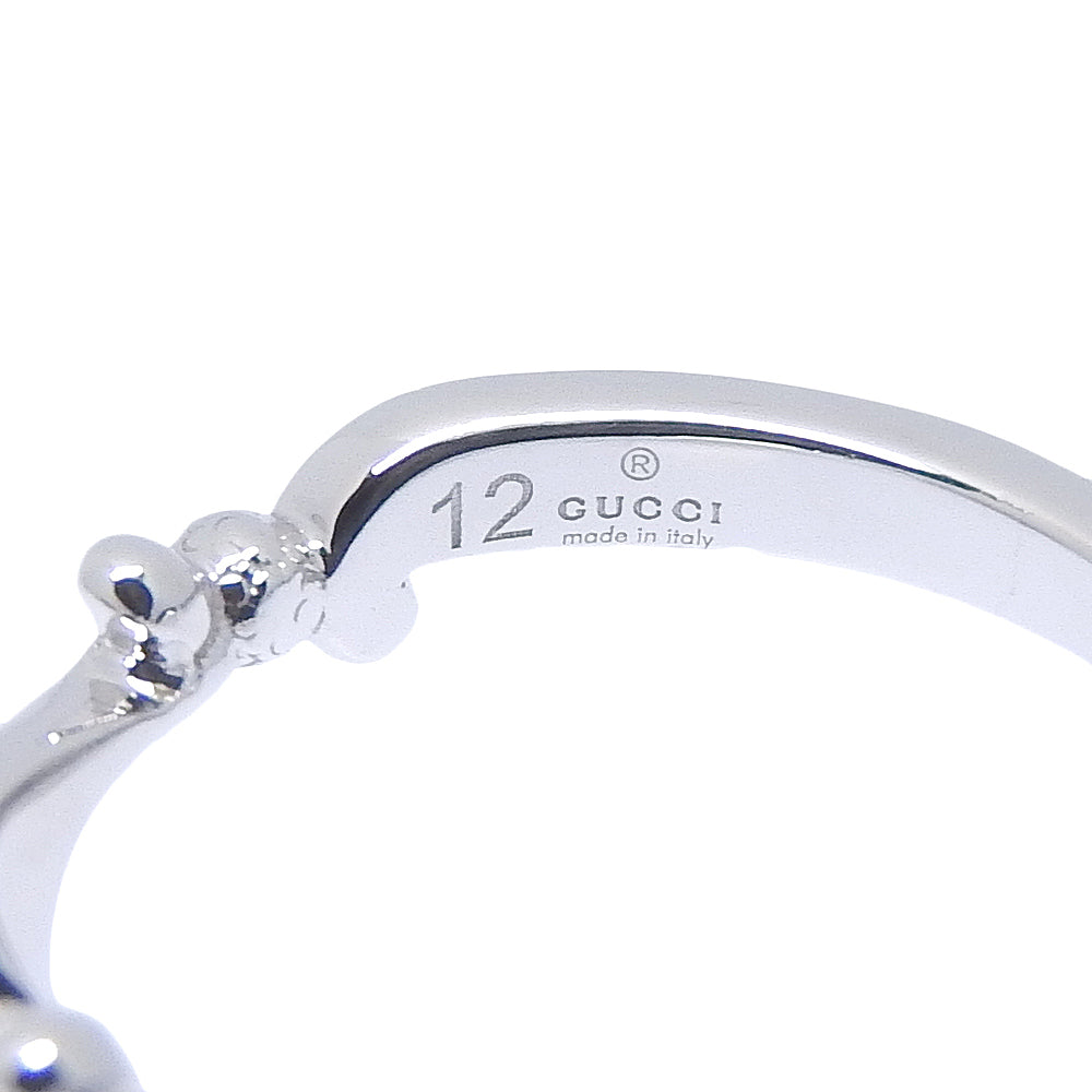 GUCCI Ring Pt950Platinum Silver Bridal Japan Exclusive Women 12