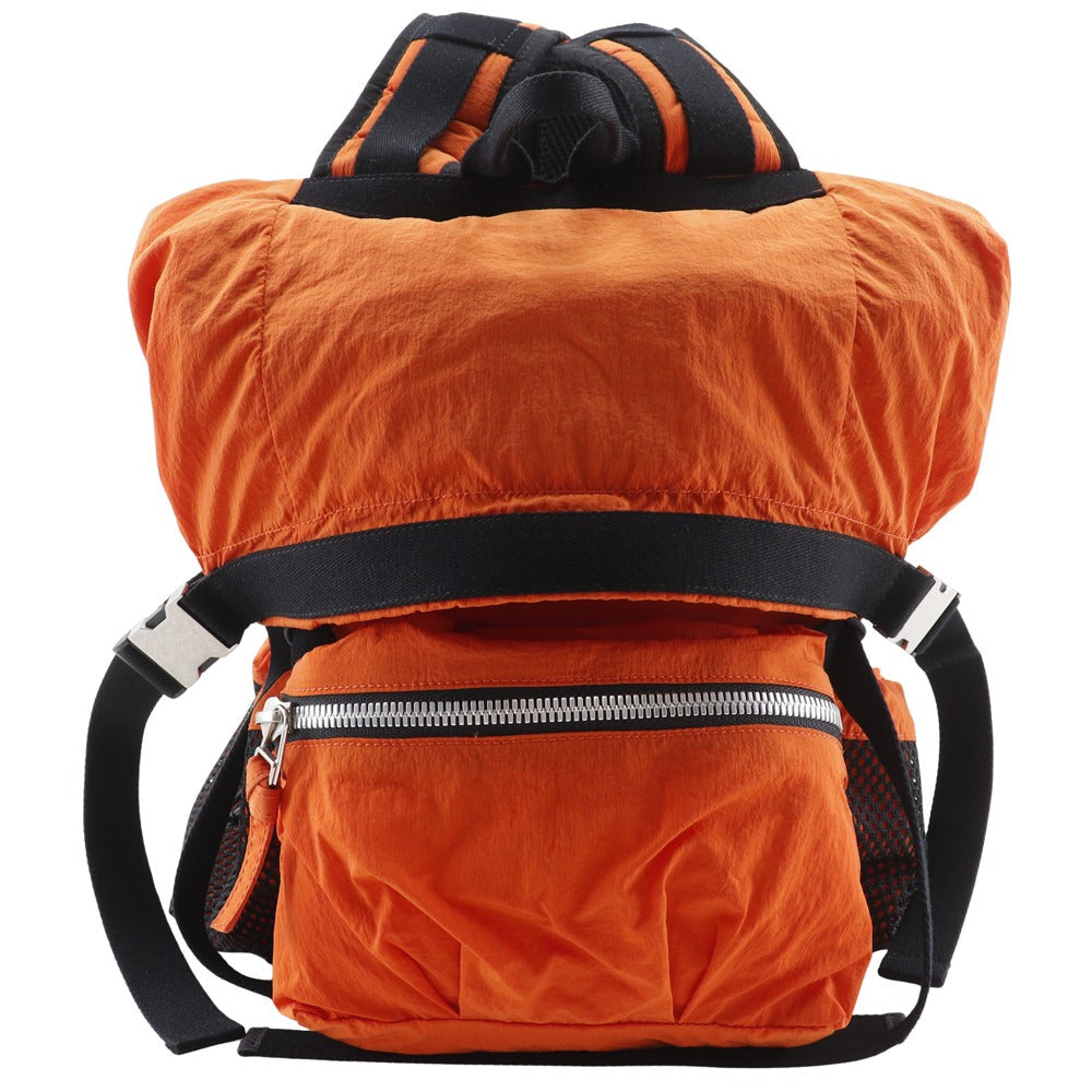 BOTTEGAVENETA Backpack Nylon Orange Backpack unisex(Unisex)