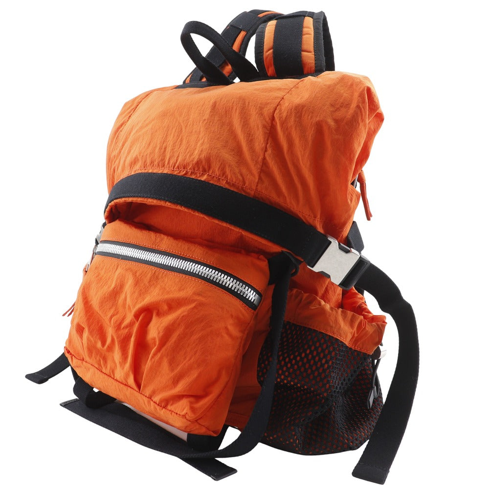 BOTTEGAVENETA Backpack Nylon Orange Backpack unisex(Unisex)