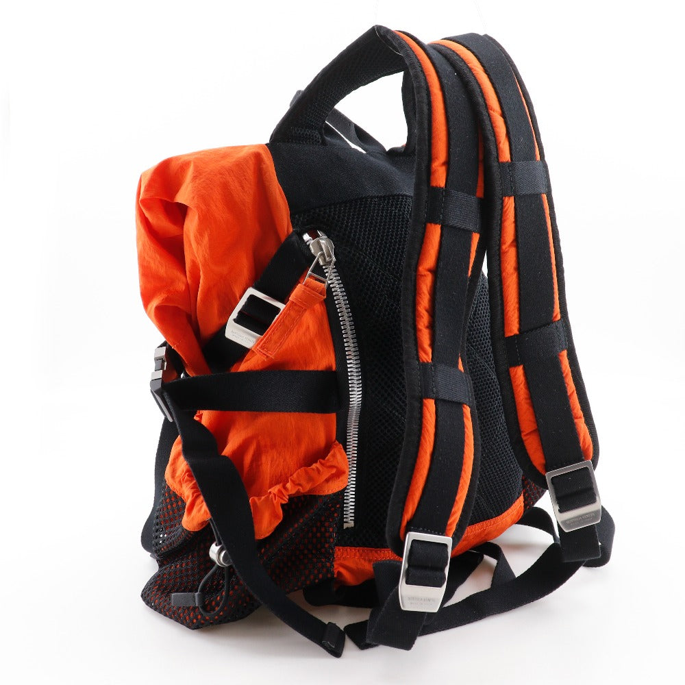 BOTTEGAVENETA Backpack Nylon Orange Backpack unisex(Unisex)