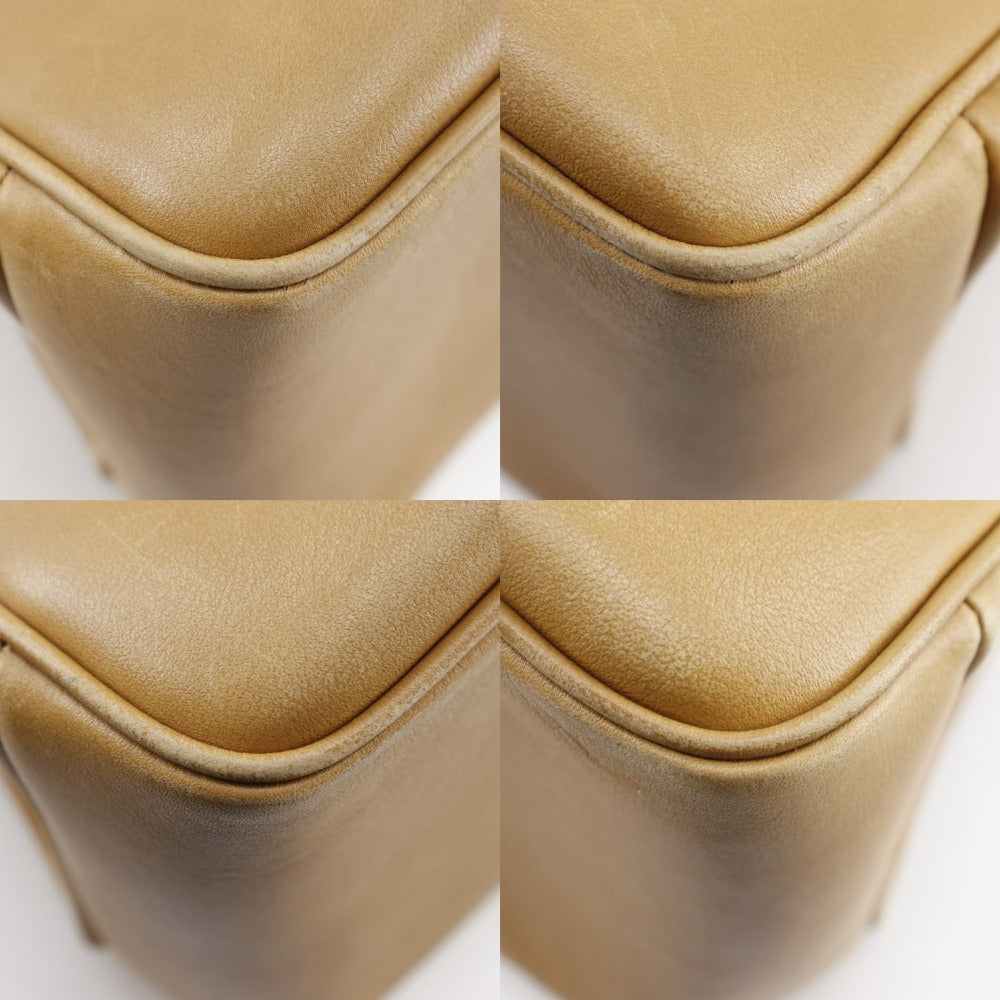 GUCCI Handbag Calfskin Brown vintage Old Gucci Women