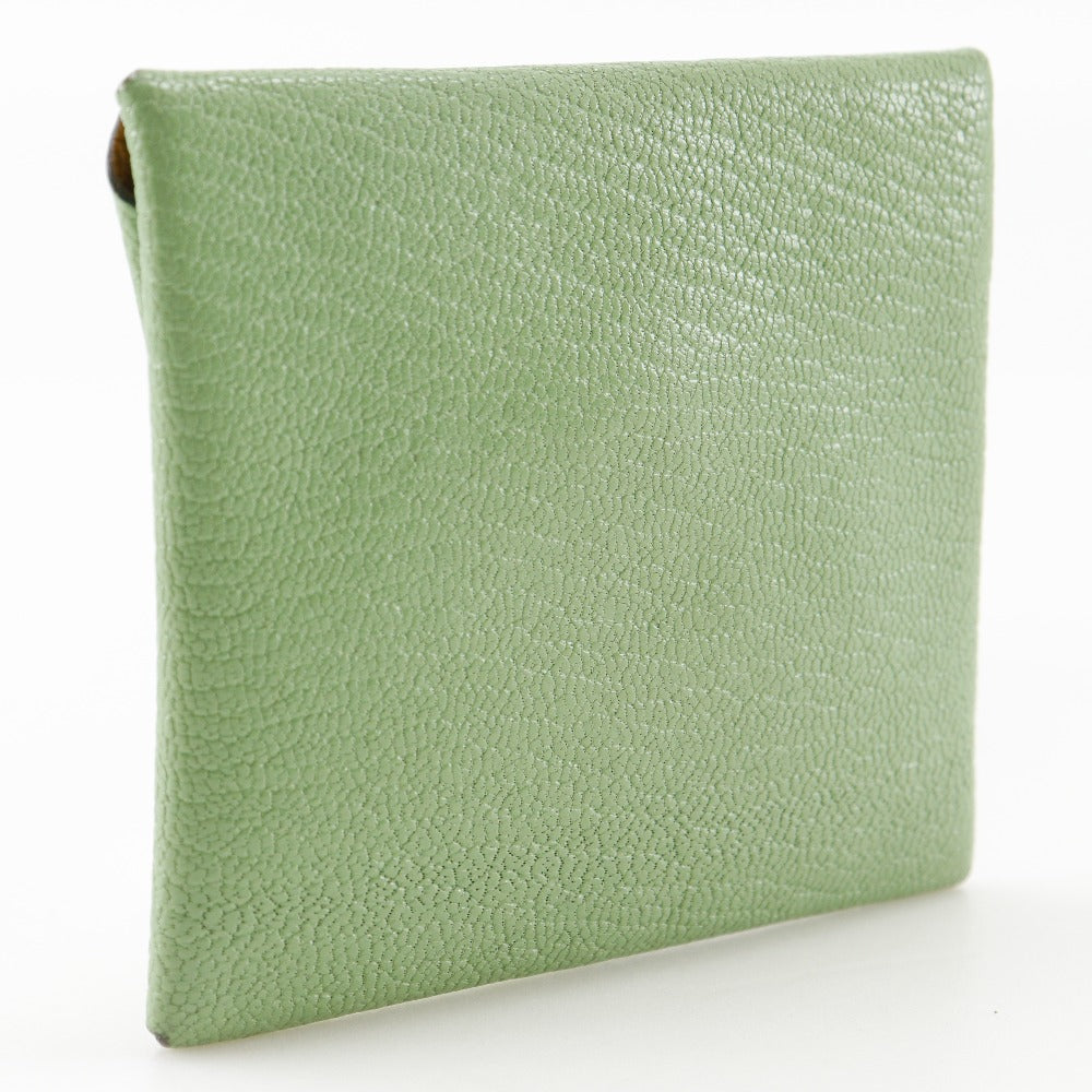 HERMES Coin case Shave green Bastia Women
