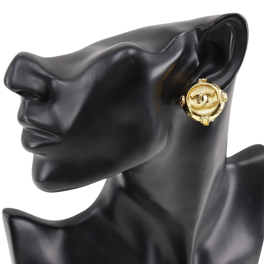 CHANEL Earring Plated Gold gold Women