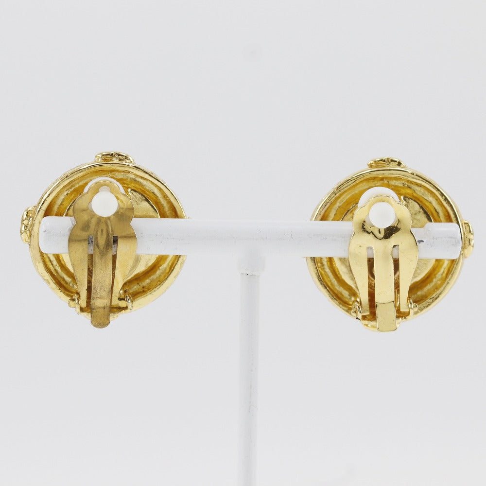 CHANEL Earring Plated Gold gold Women