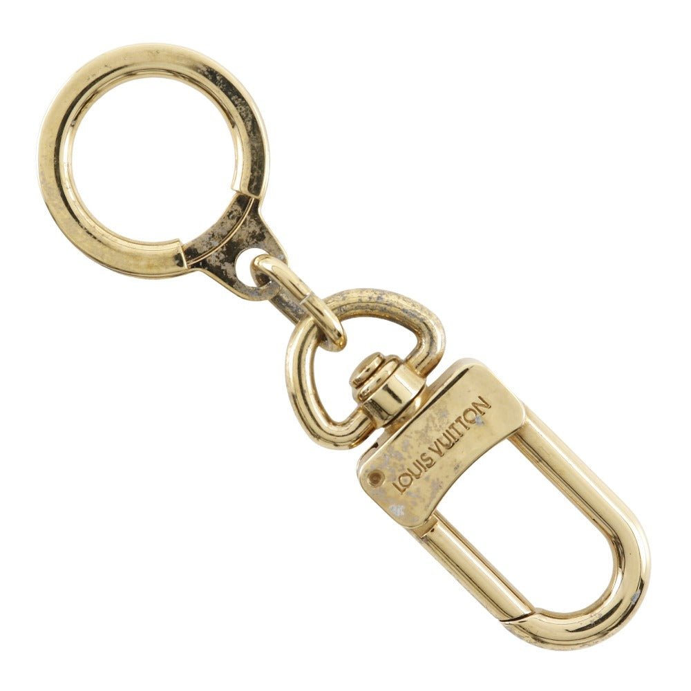 LOUIS VUITTON key ring Plated Gold gold Bag charm Key ring Anokle unisex(Unisex)