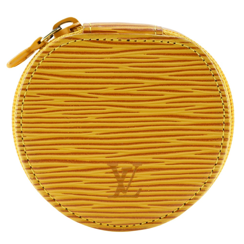 LOUIS VUITTON Other fashion goods Epi Leather yellow Epi Jewelry case Women