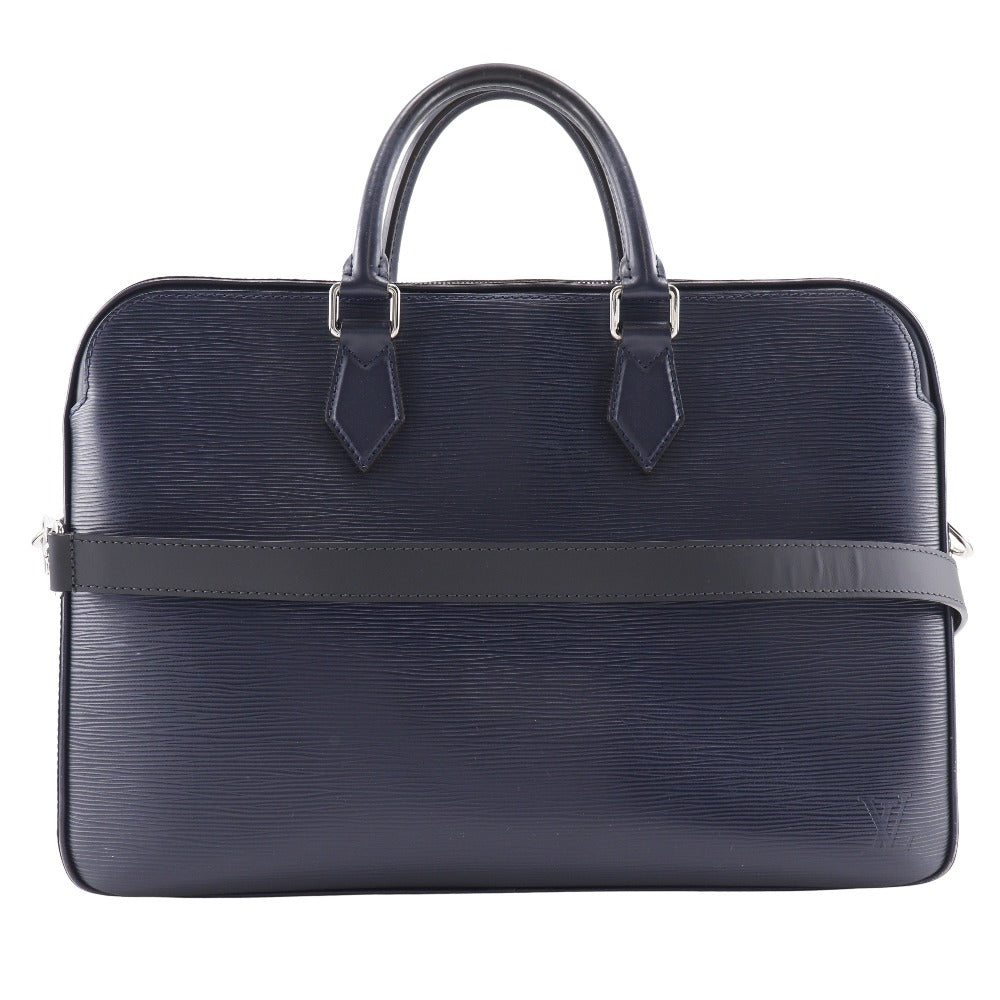 LOUIS VUITTON Business bag M54405 Epi Leather Navy blue 2WAYShoulder Dandy Briefcase MM mens