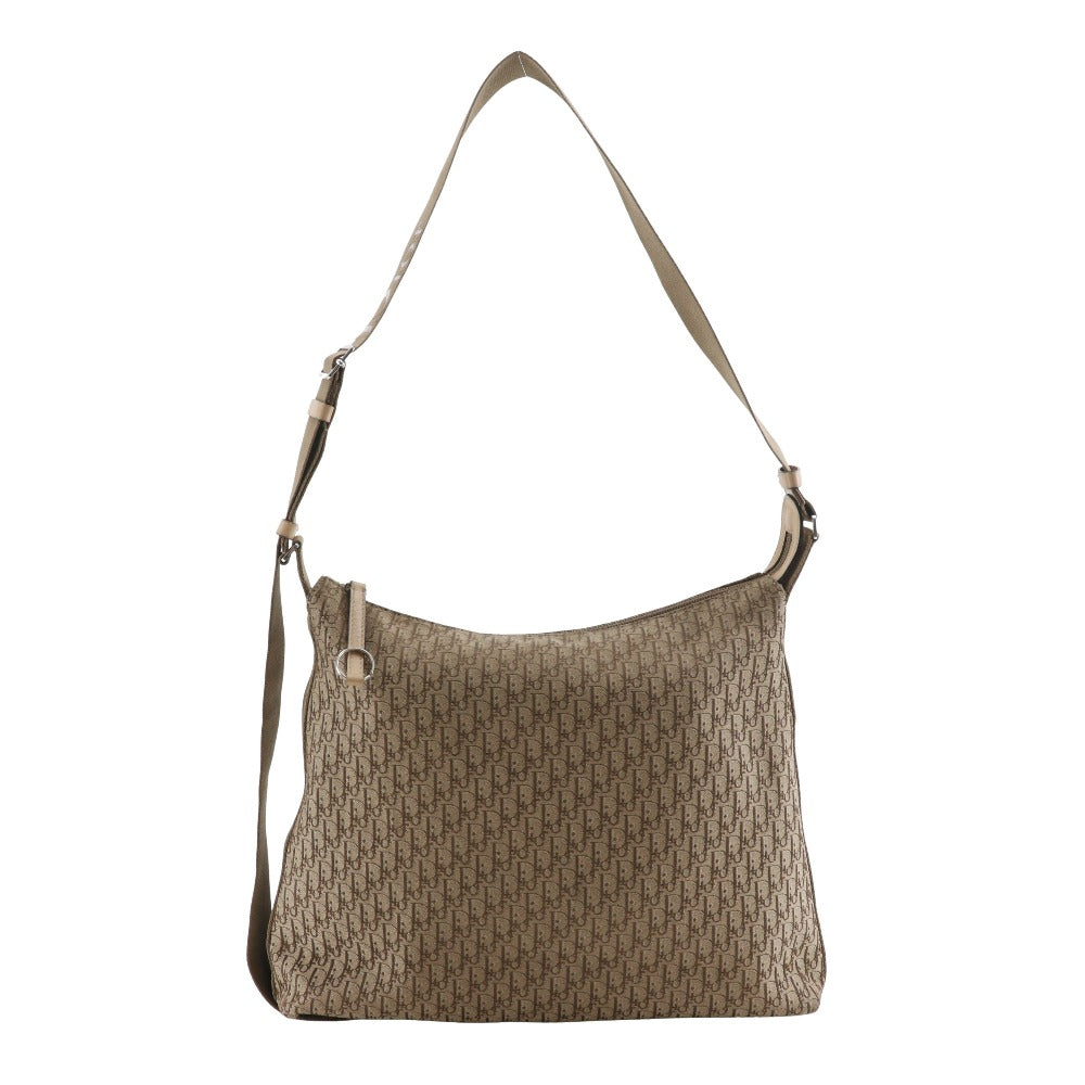Christian Dior Shoulder Bag 07RU 0064 canvas beige Trotter unisex(Unisex)