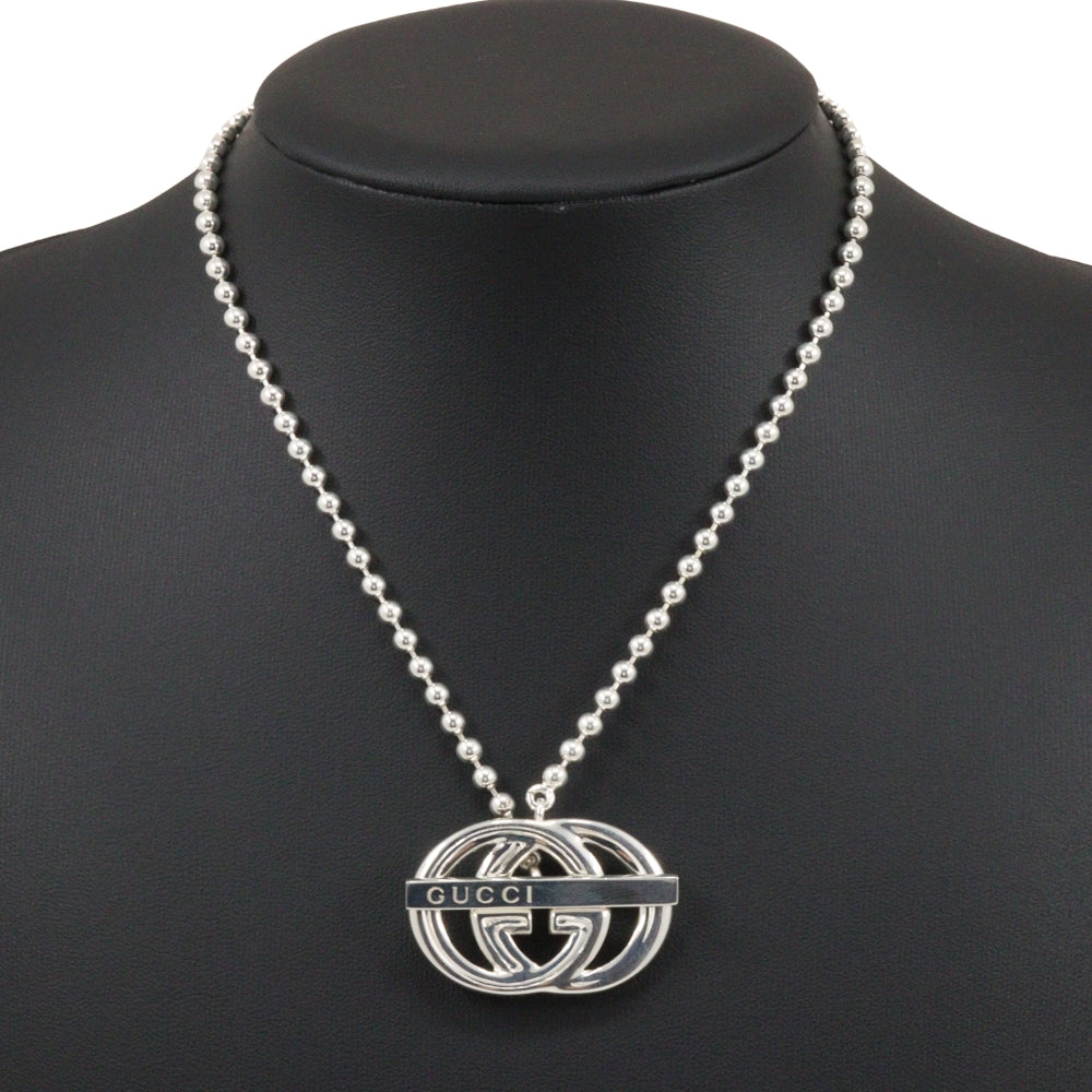 GUCCI Necklace Silver925 Silver Interlocking G Women