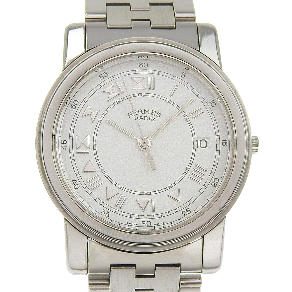 HERMES Watches Quartz Stainless Steel white Carrick White dial