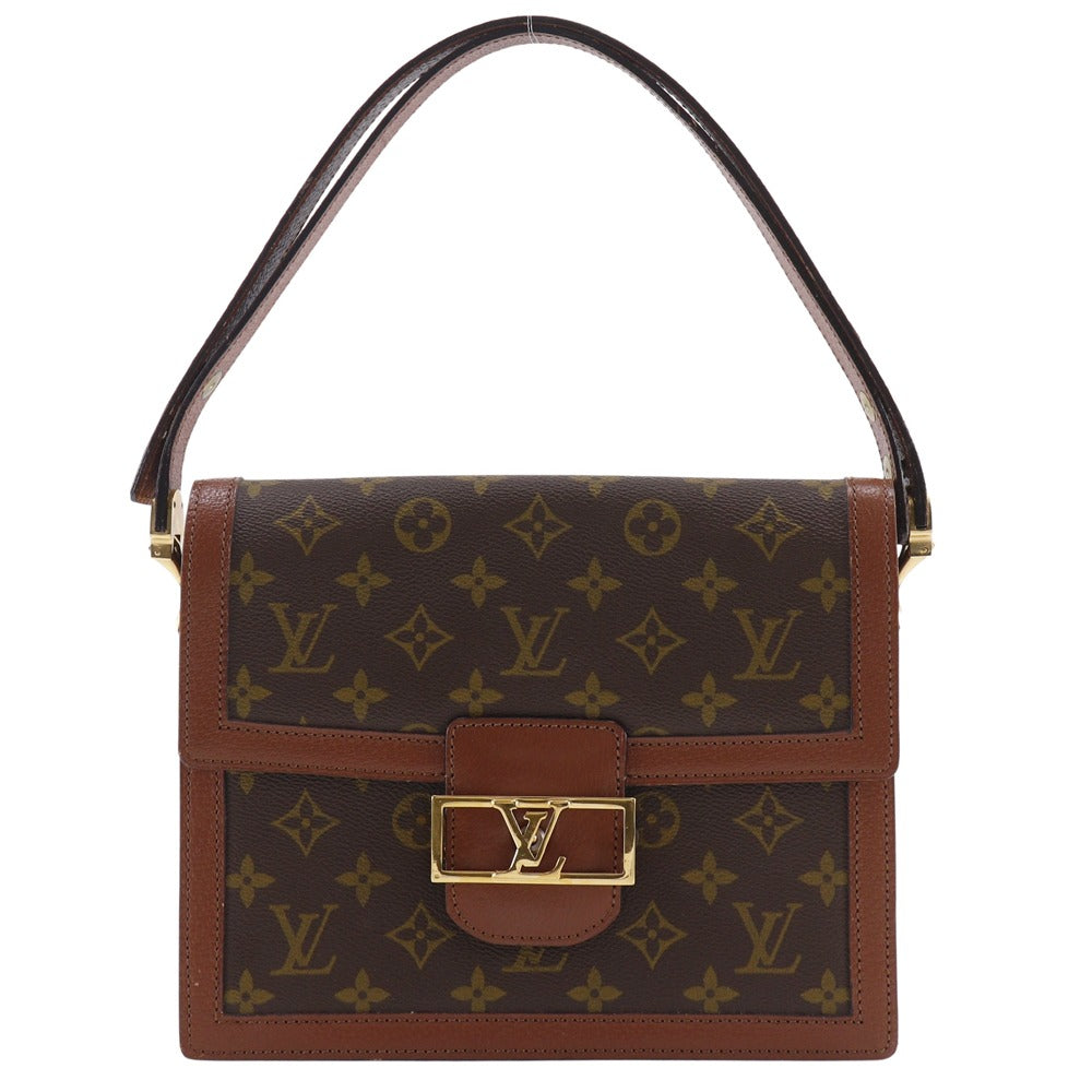 LOUIS VUITTON Shoulder Bag M51410 Monogram canvas Brown vintage Sac Dauphine Women