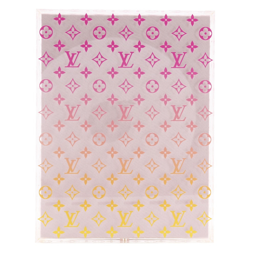 LOUIS VUITTON others acrylic pink Collector's box Monogram gradation Sunglasses case Women(Unisex)
