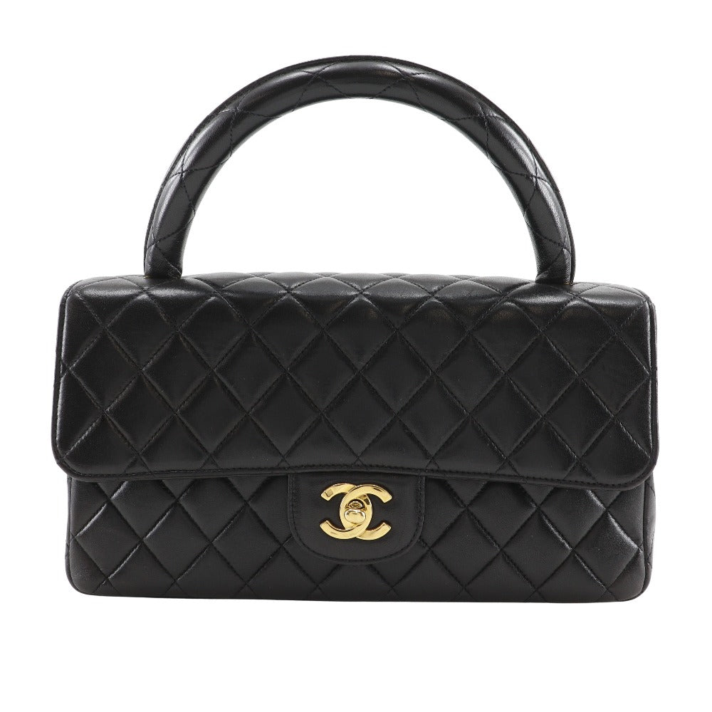 CHANEL Handbag lambskin black One handle Matrasse Parent-child bag Parents only Women