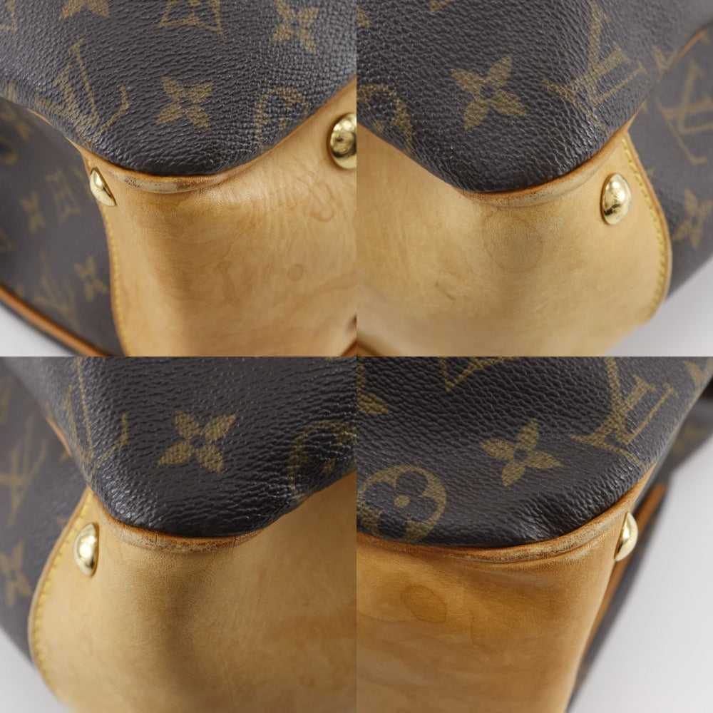 LOUIS VUITTON Tote Bag M45714 Monogram canvas Brown Boesi MM Women