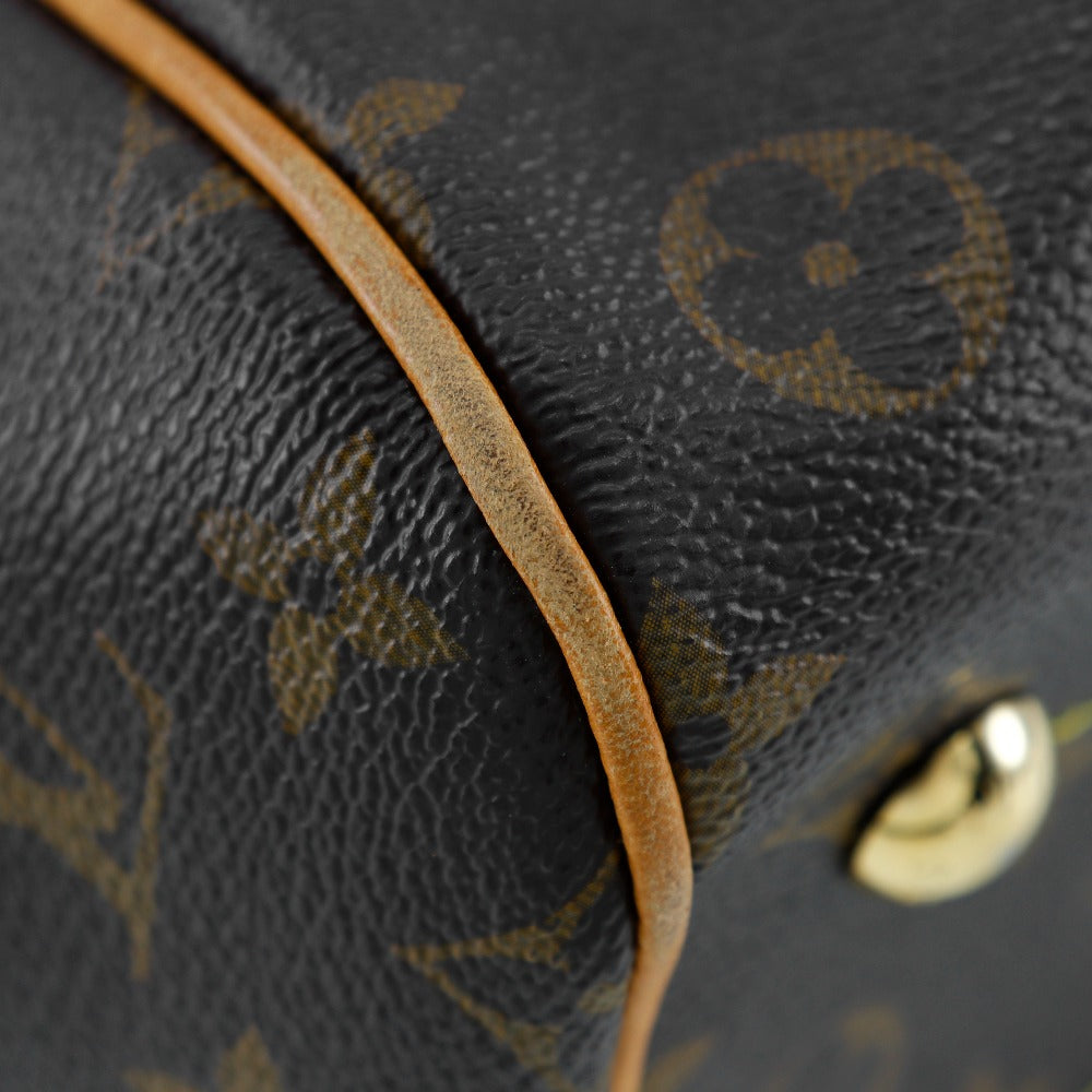 LOUIS VUITTON Handbag M40143 Monogram canvas Brown Tivoli PM Women