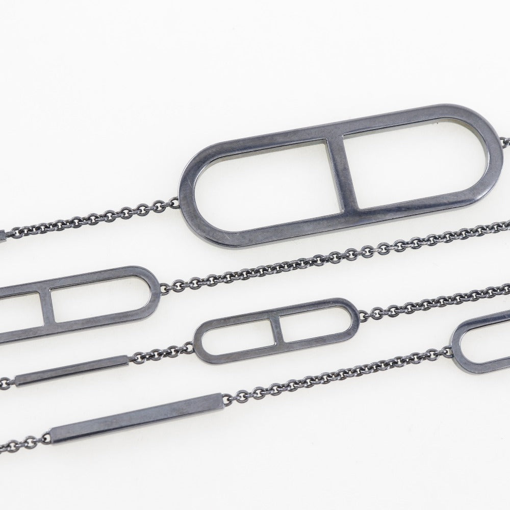 HERMES Necklace Silver925 gray Eva - Chene Dunkle