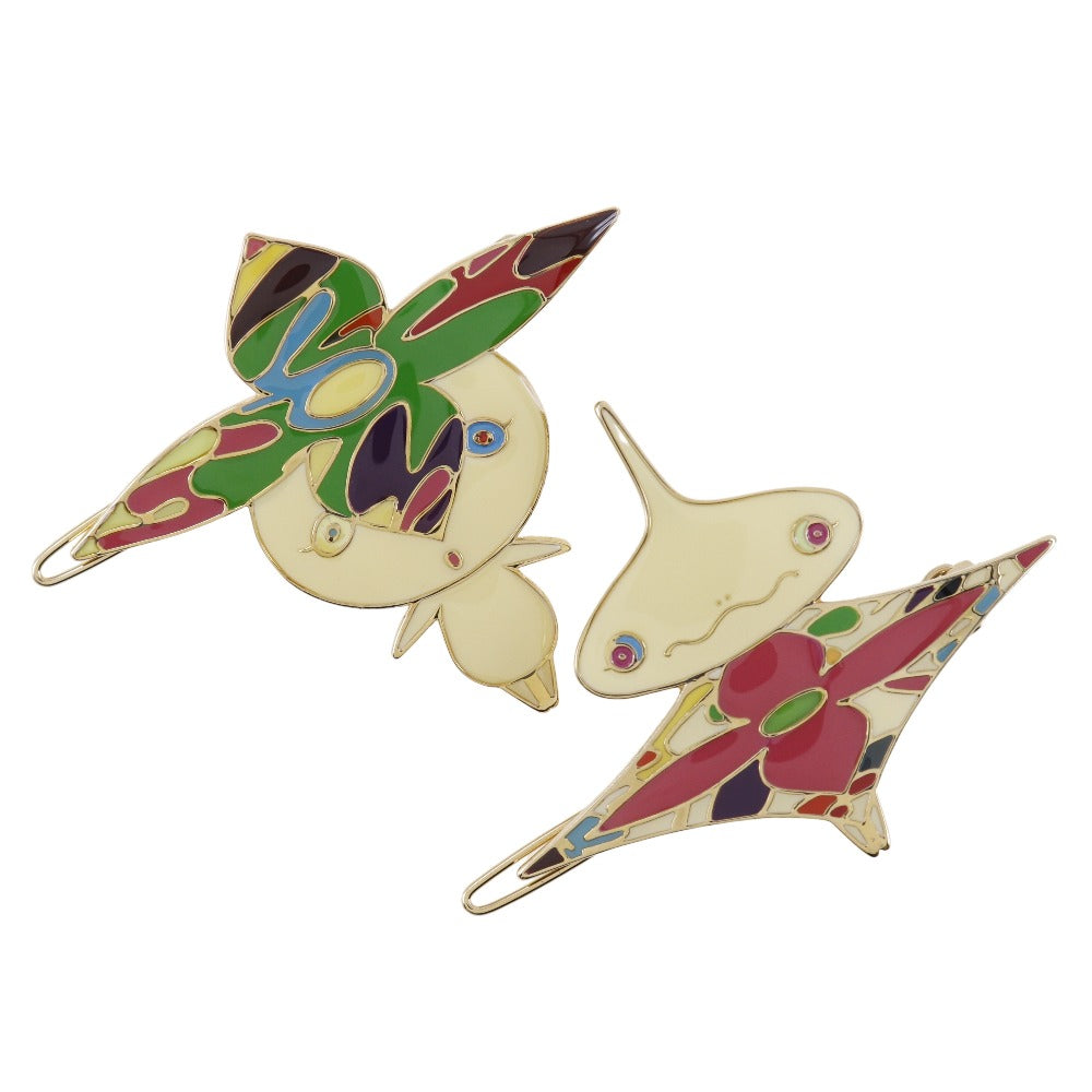 LOUIS VUITTON Other accessories M92595 Plated Gold multicolor Takashi Murakami Hairpin 2-piece set Women