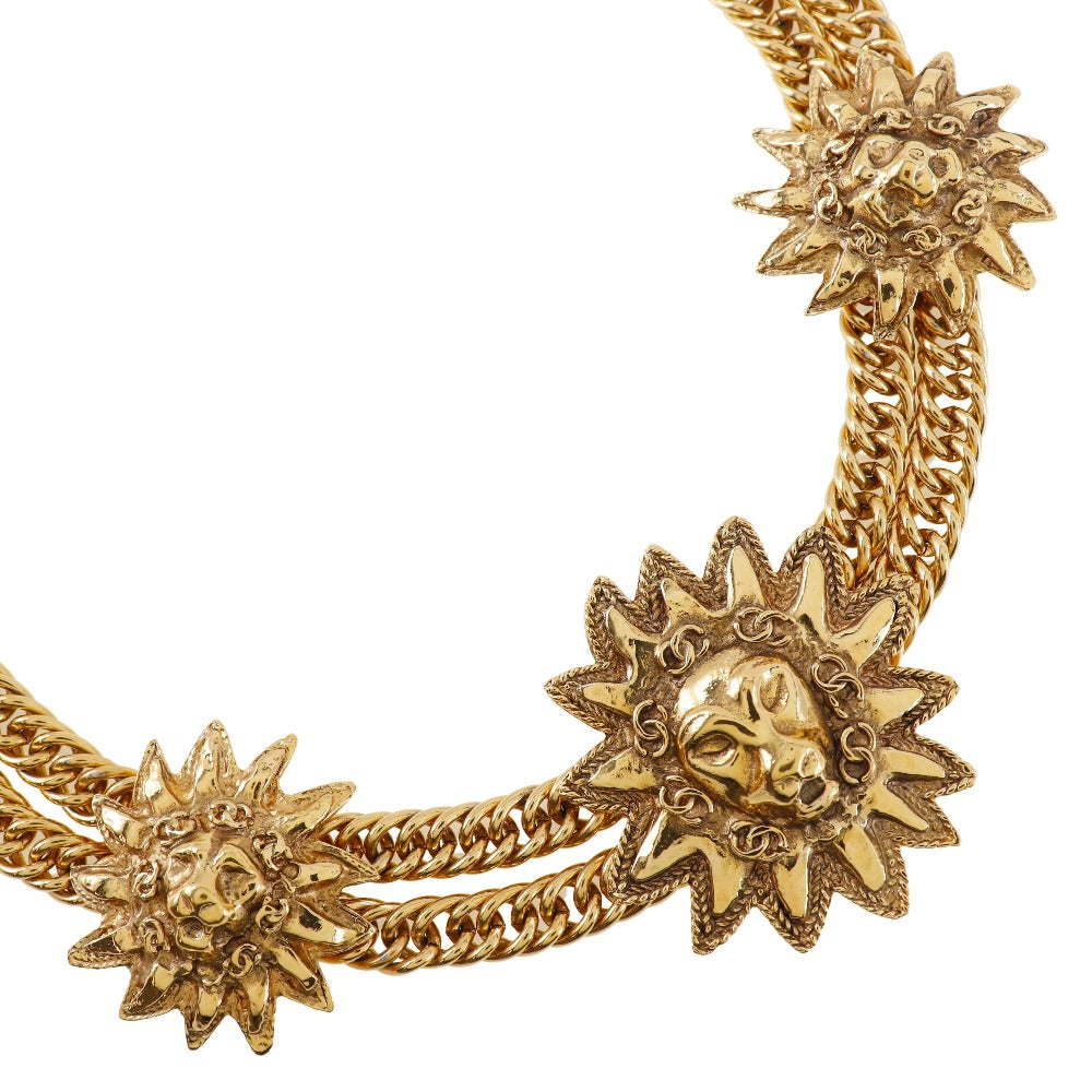 CHANEL Necklace Plated Gold gold Women