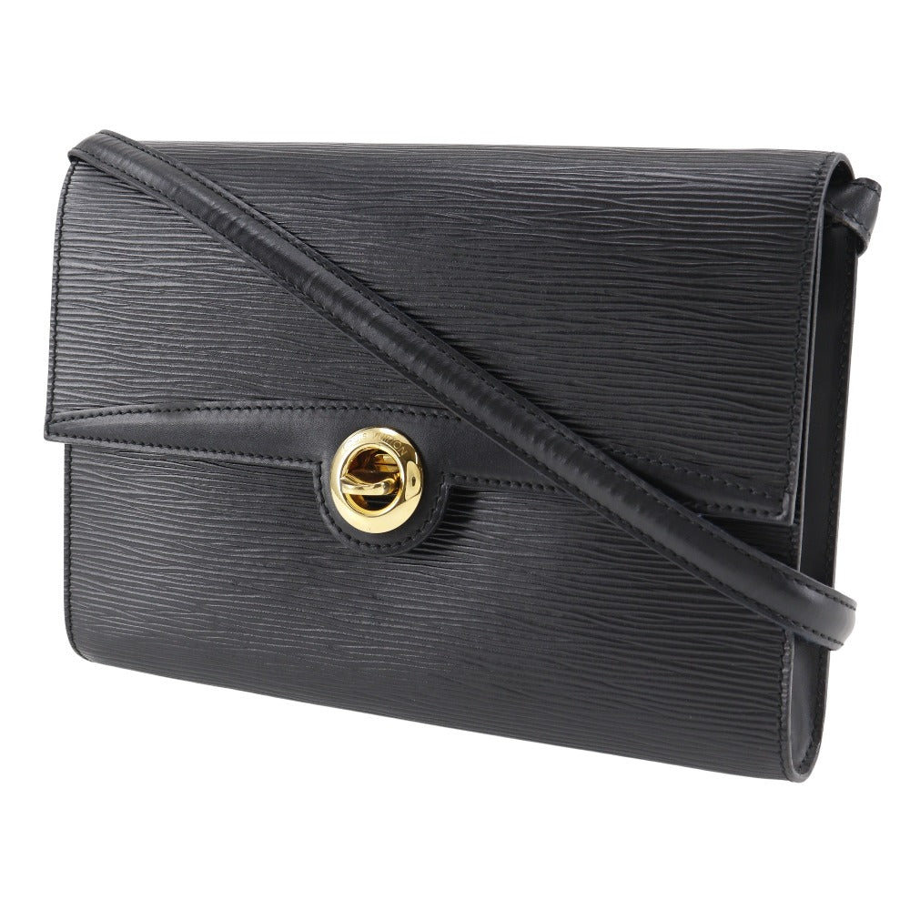 LOUIS VUITTON Shoulder Bag M52572 Epi Leather black 2-way clutch Arche Pochette Women