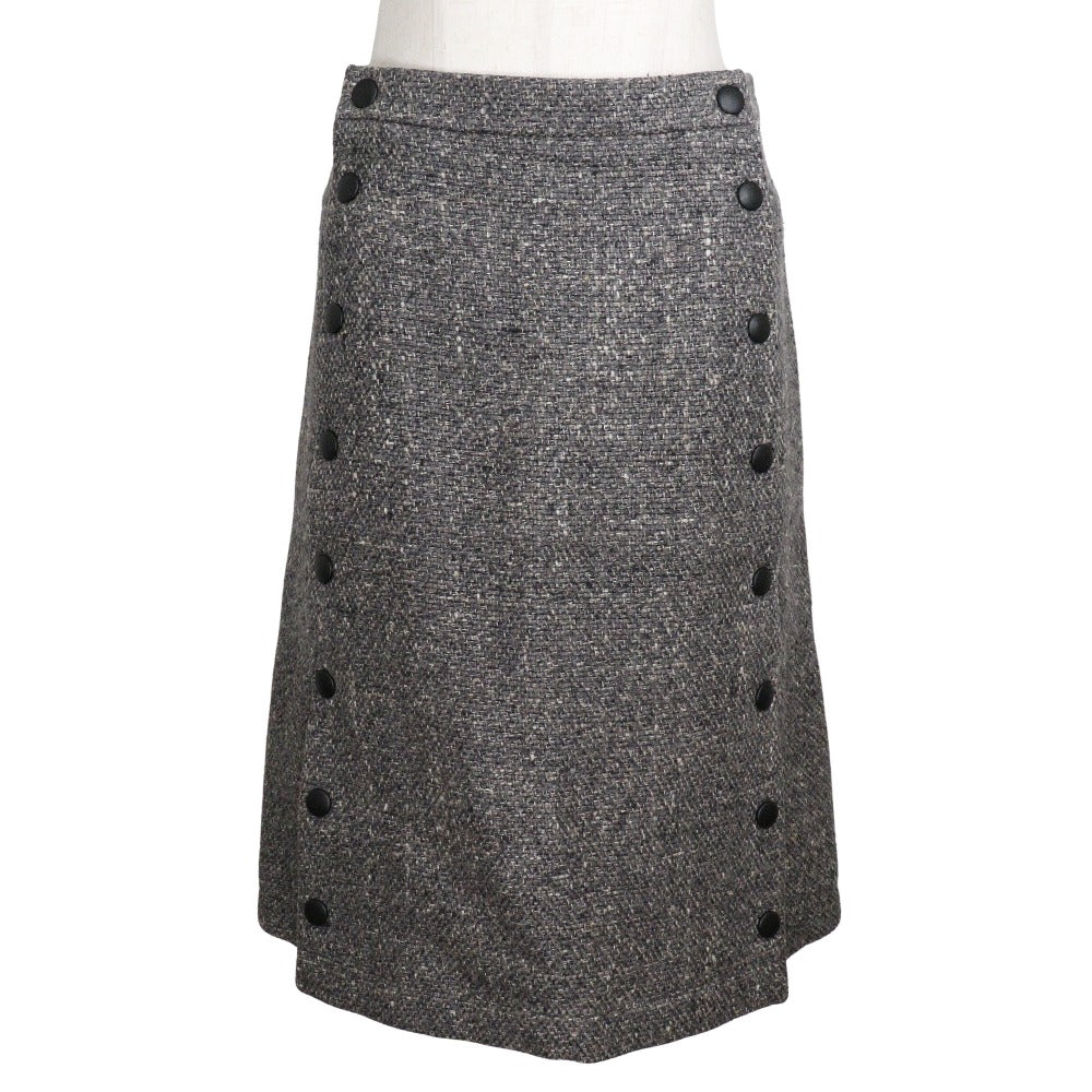 LOUIS VUITTON skirt CA36929 Rayon, Silk, Cupra gray Women 34