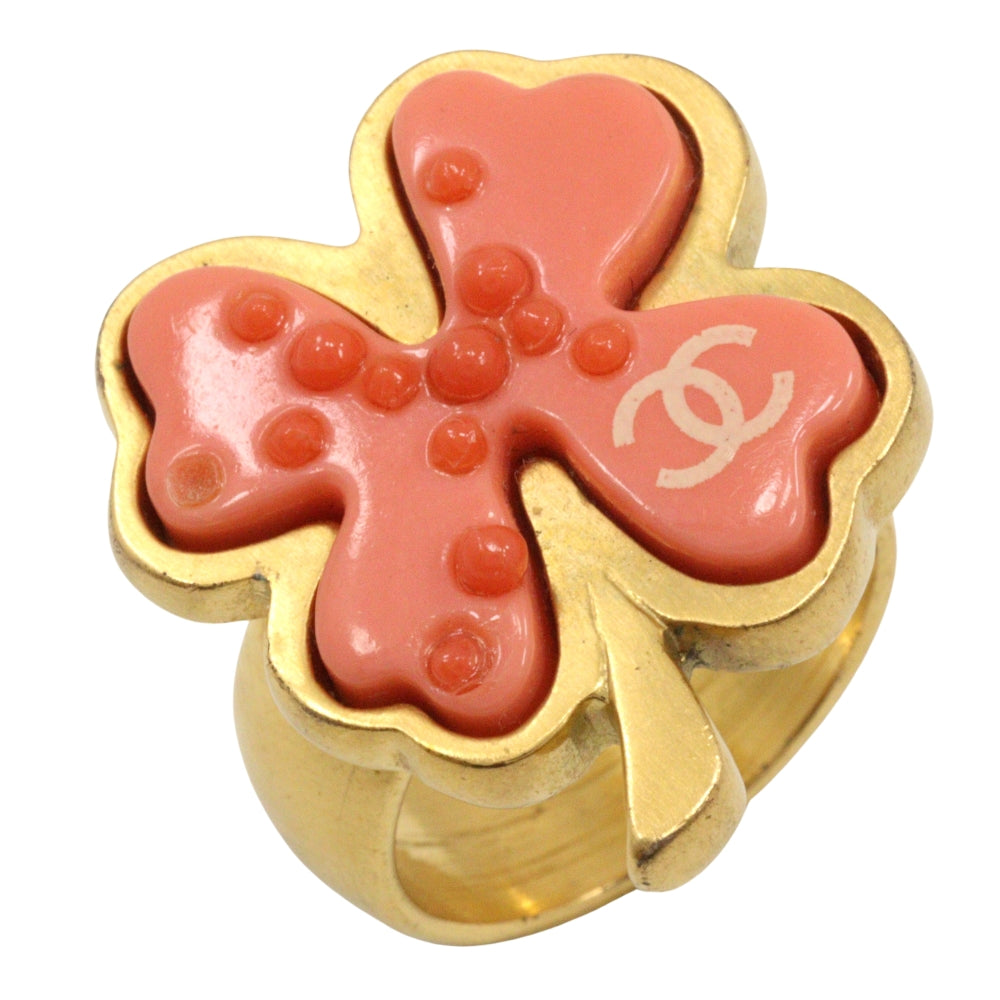 CHANEL Ring Plated Gold gold Women
