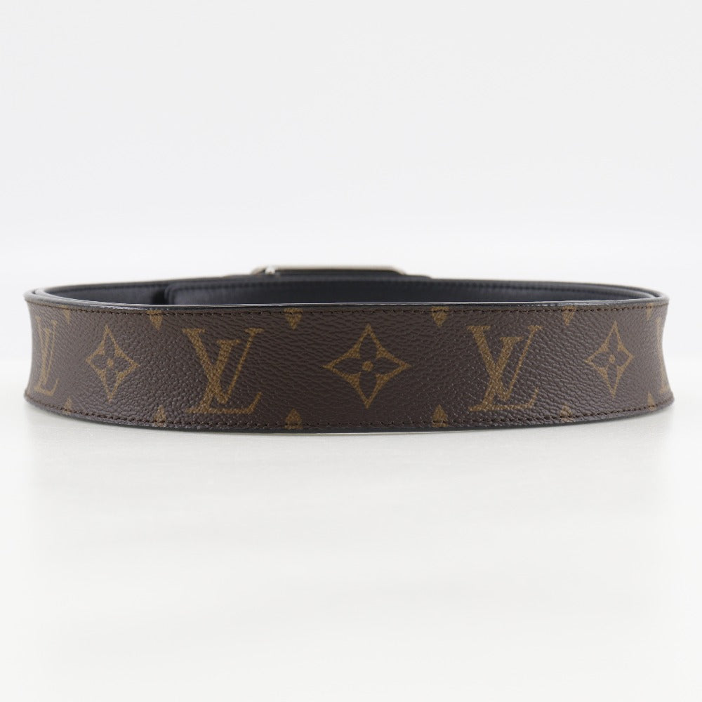 LOUIS VUITTON belt MP022 Monogram canvas Brown Saintur mens 90
