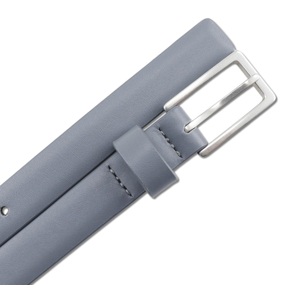 BOTTEGAVENETA belt Calfskin Blue gray mens