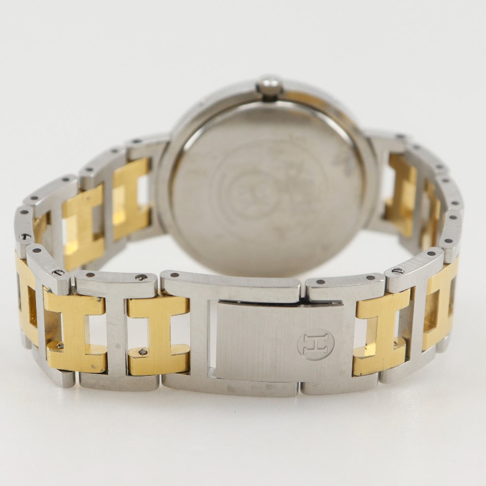 HERMES Watches Quartz Stainless Steel , Plated Gold white Clipper white dial