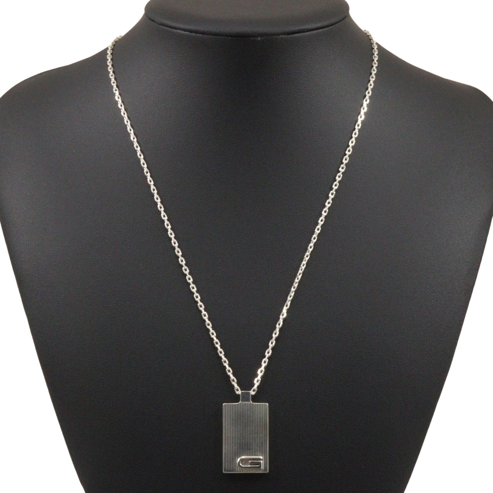 GUCCI Necklace Silver925 Silver plate G mark unisex(Unisex)