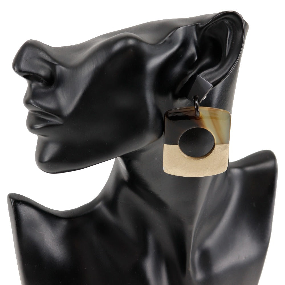 HERMES Pierce Buffalo horn Brown / Gold By color Dalva Women