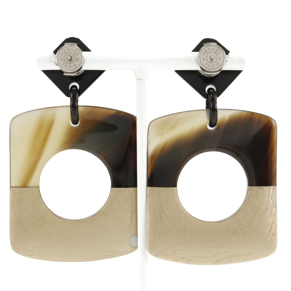 HERMES Pierce Buffalo horn Brown / Gold By color Dalva Women